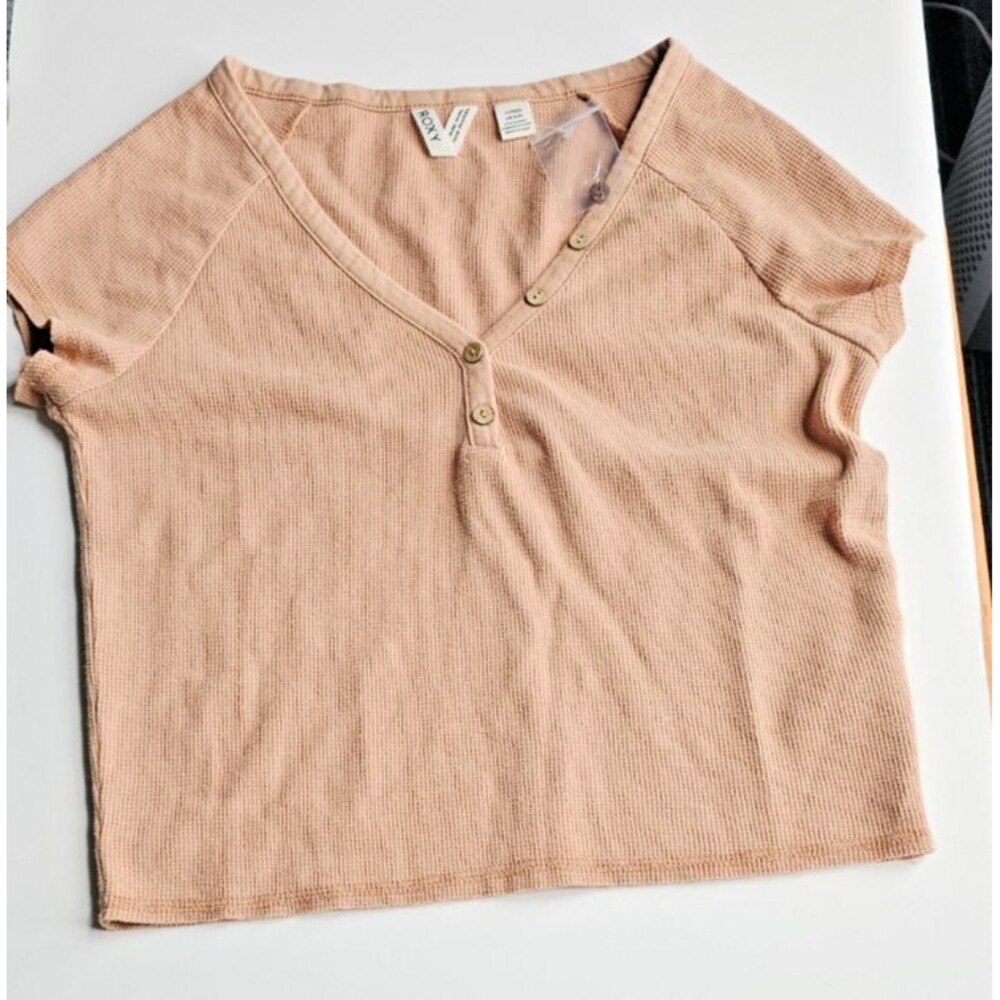 nwot ROXY Coffee Date Crop Top XL ( Runs small!) MSRP: $38